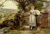 Peaceful Paintings - A Peaceful Read by George Goodwin Kilburne